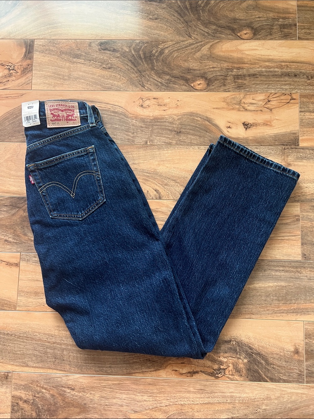 Levi’s 501 Curve Stretch Jeans NWT 26x30 Button Fly High Rise Straight Leg